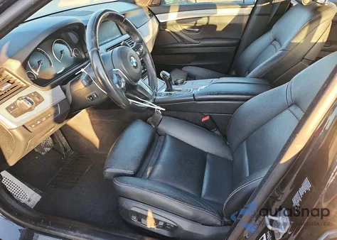 2014 BMW 550 Xi из США, поврежденный, VIN WBAKP9C58ED692425